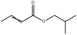 Isobutyl 2-butenoate 구조식 이미지