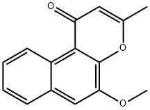 5-Methoxy-3-methyl-1H-naphtho[2,1-b]pyran-1-one 구조식 이미지