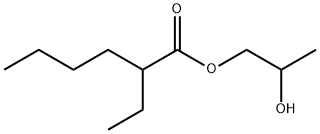 2-hydroxypropyl 2-ethylhexanoate Structure