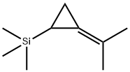 Silane, trimethyl[(1-methylethylidene)cyclopropyl]- Structure