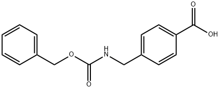 4-(BENZYLOXYCARBONYLAMINO-METHYL)-BENZOIC ACID Structure