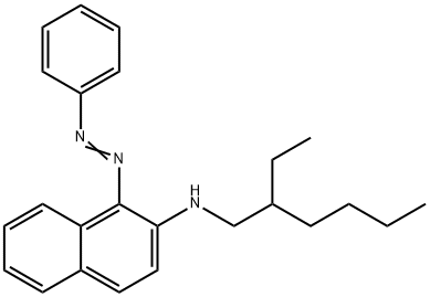 N-(2-ethylhexyl)-1-(phenylazo)naphthalen-2-amine Structure