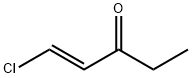 (E)-1-chloropent-1-en-3-one Structure