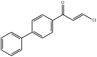 trans-3-Chloro-4'-phenylacrylophenone Structure