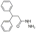 β-Phenylhydrocinnamic acid hydrazide Structure