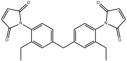 1,1'-[methylenebis(2-ethyl-4,1-phenylene)]bis-1H-pyrrole-2,5-dione Structure