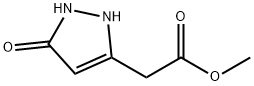 1H-Pyrazole-3-acetic  acid,  2,5-dihydro-5-oxo-,  methyl  ester Structure