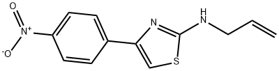 알릴-[4-(4-니트로-페닐)-티아졸-2-일]-아민 구조식 이미지