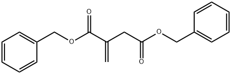 1-Propene-2,3-dicarboxylic acid dibenzyl ester Structure