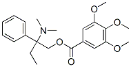 2-(dimethylamino)-2-phenylbutyl (-)-3,4,5-trimethoxybenzoate Structure