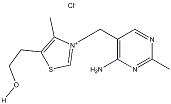 Thiamine chloride 구조식 이미지