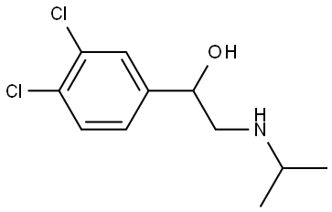 Dichloroisoproterenol Structure