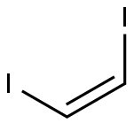 cis-1,2-Diiodoethylene Structure