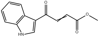 (E)-METHYL 4-(1H-INDOL-3-YL)-4-OXOBUT-2-ENOATE Structure