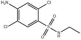 4-아미노-2,5-디클로로-N-에틸벤젠술폰아미드 구조식 이미지