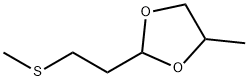 4-메틸-2-(2-(메틸티오)에틸)-1,3-디옥솔란 구조식 이미지