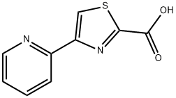 4-피리딘-2-YL-티아졸-2-카르복실산 구조식 이미지