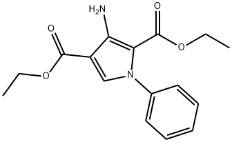 3-AMINO-PHENYL-1H-PYRROLE-2,4-DICARBOXYLIC ACID DIEHYL ESTER 구조식 이미지