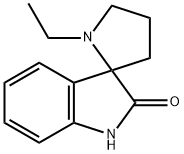 1'-Ethylspiro[indoline-3,2'-pyrrolidin]-2-one Structure