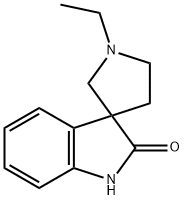 1'-에틸스피로[인돌린-3,3'-피롤리딘]-2-온 구조식 이미지