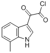 2-(7-methyl-1H-indol-3-yl)-2-oxoacetyl chloride Structure