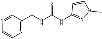 Thiourea, N-(1-methyl-1H-pyrazol-3-yl)-N-(3-pyridinylmethyl)- (9CI) Structure