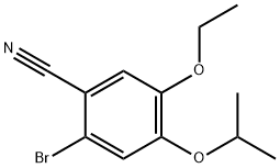 2-bromo-5-ethoxy-4-isopropoxybenzonitrile 구조식 이미지