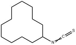 CYCLODODECYL ISOTHIOCYANATE Structure