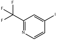 4-Iodo-2-(trifluoromethyl)pyridine  구조식 이미지