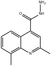 4-Quinolinecarboxylicacid,2,8-dimethyl-,hydrazide(9CI) Structure