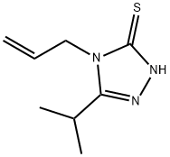 4-ALLYL-5-ISOPROPYL-4H-1,2,4-TRIAZOLE-3-THIOL Structure