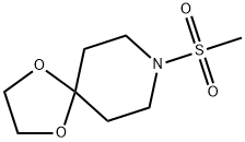 8-(Methylsulfonyl)-1,4-dioxa-8-azaspiro[4.5]decane Structure