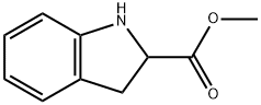 2,3-DIHYDRO-1H-INDOLE-2-CARBOXYLIC ACID METHYL ESTER 구조식 이미지