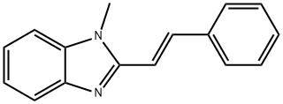 1-METHYL-2-STYRYL-1H-BENZOIMIDAZOLE Structure