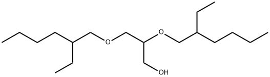 2,3-bis[(2-ethylhexyl)oxy]propan-1-ol Structure