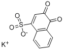 1,2-나프토퀴논-4-술폰산칼륨 구조식 이미지