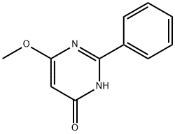 4(1H)-Pyrimidinone, 6-methoxy-2-phenyl- (9CI) 구조식 이미지