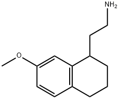 1-NaphthaleneethanaMine, 1,2,3,4-tetrahydro-7-Methoxy- 구조식 이미지