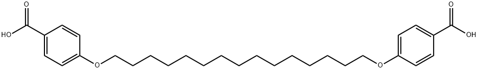 4,4'-Pentadecanediyldioxydibenzoic acid 구조식 이미지