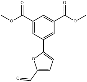 dimethyl 5-(5-formyl-2-furyl)isophthalate Structure