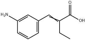 2-[(3-aminophenyl)methylene]butyric acid Structure