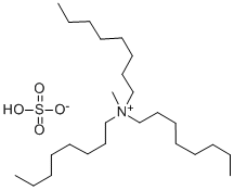 Methyltrioctylammonium hydrogen sulfate 구조식 이미지