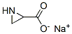 2-Aziridinecarboxylic acid sodium salt Structure