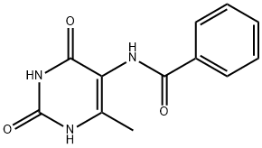 Benzamide, N-(1,2,3,4-tetrahydro-6-methyl-2,4-dioxo-5-pyrimidinyl)- (9CI) 구조식 이미지