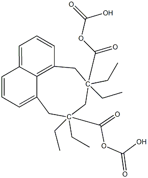 8,9,10,11-Tetrahydro-7H-cycloocta[de]naphthalene-8,8,10,10-tetracarboxylic acid tetraethyl ester Structure