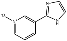 피리딘,3-(1H-이미다졸-2-일)-,1-옥사이드 구조식 이미지