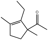 Ethanone, 1-(2-ethyl-1,3-dimethyl-2-cyclopenten-1-yl)- (9CI) Structure