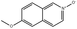 Isoquinoline, 6-methoxy-, 2-oxide (9CI) Structure