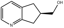 5H-Cyclopenta[b]pyridine-6-methanol,6,7-dihydro-,(6R)-(9CI) 구조식 이미지