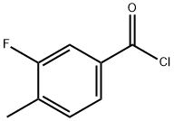 3-FLUORO-4-METHYLBENZOYL CHLORIDE 구조식 이미지